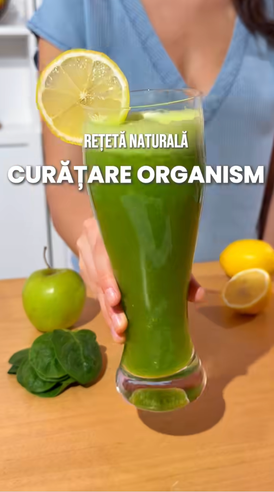 Rețetă | Suc verde pentru curățarea organismului