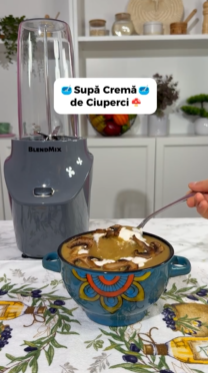 Rețetă | Supă cremă de ciuperci