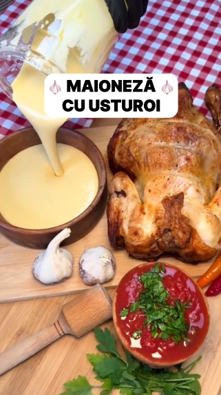 Maioneza cu Usturoi la Blender