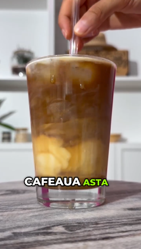 Rețetă | Cafea Rece cu Caramel