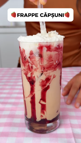 Rețetă | Frappe de Căpșuni