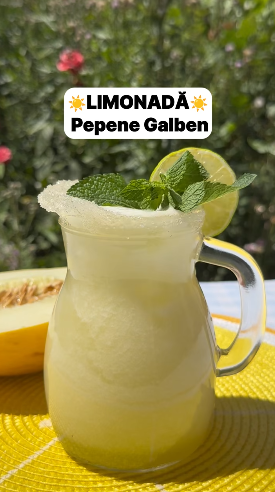Reteta-Limonada-cu-Pepene-Galben