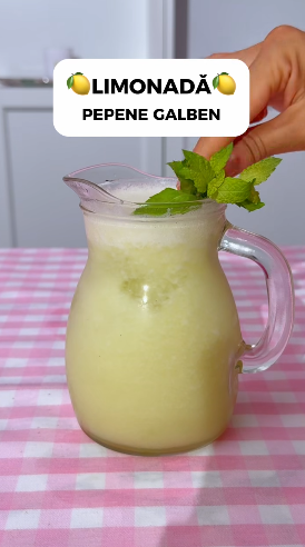 Rețetă | Limonada de pepene galben
