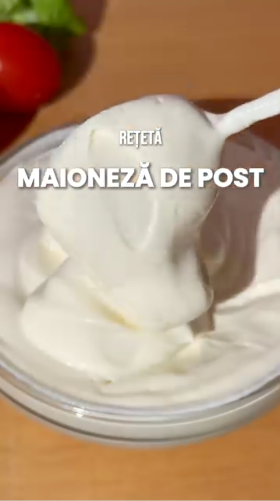 Rețetă | Maioneză de post