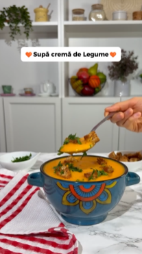 Rețetă | Supă cremă de legume