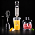 Blender vertical multifuncțional, 20 de viteze, Turbo, tocător, tel și spumator de lapte