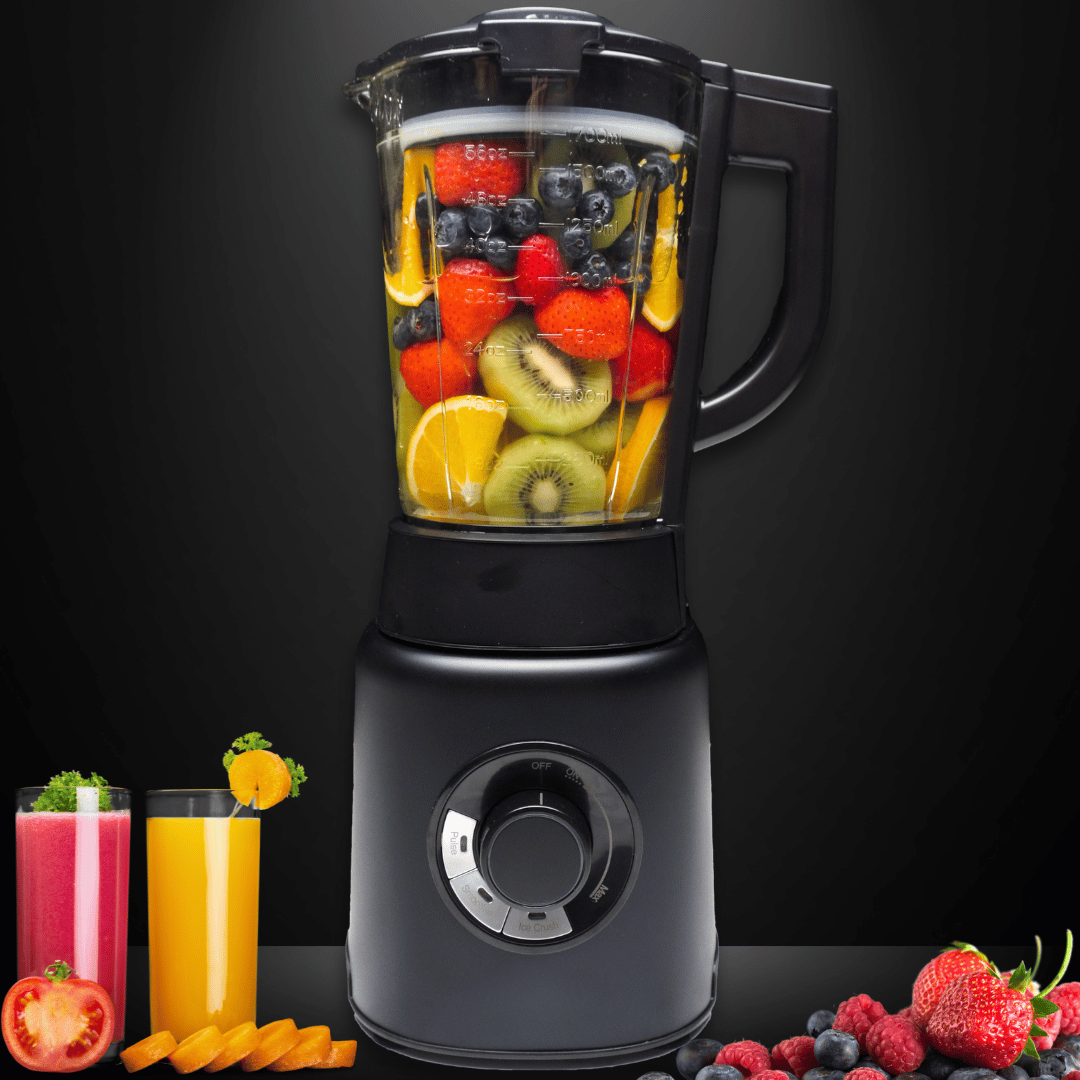 Blender 4つの容器付き 2000W Blender Multifuncțional PRO 2000W MAX - Cană 1.7 L – BLENDMIX