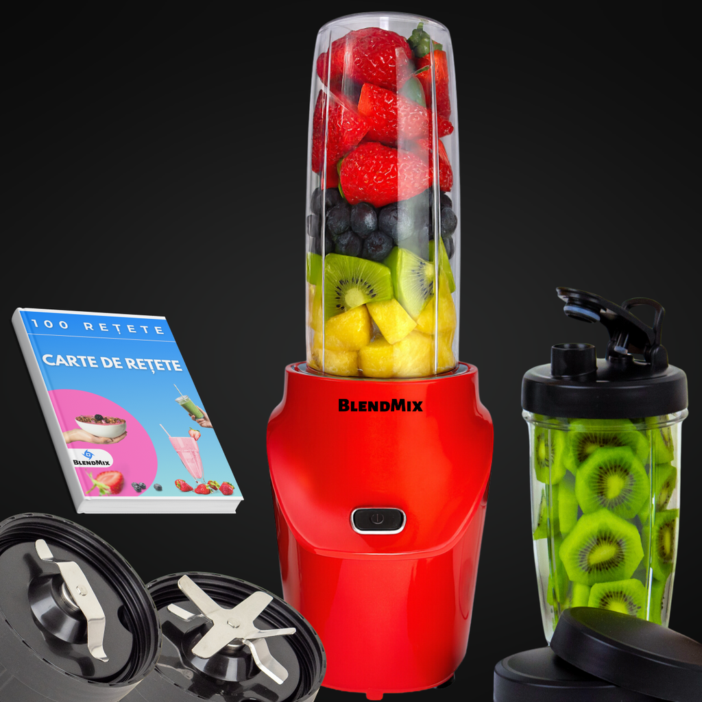 Blender multifunctional Blendmix 2 pentru bucatarie culoare rosu