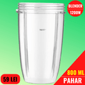 Pahar 800 ML pentru Blender 1200 W - Blendmix